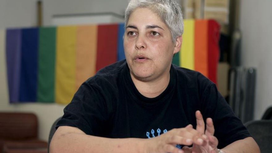 La presidenta de Algarabía, Eugenia Sangil.