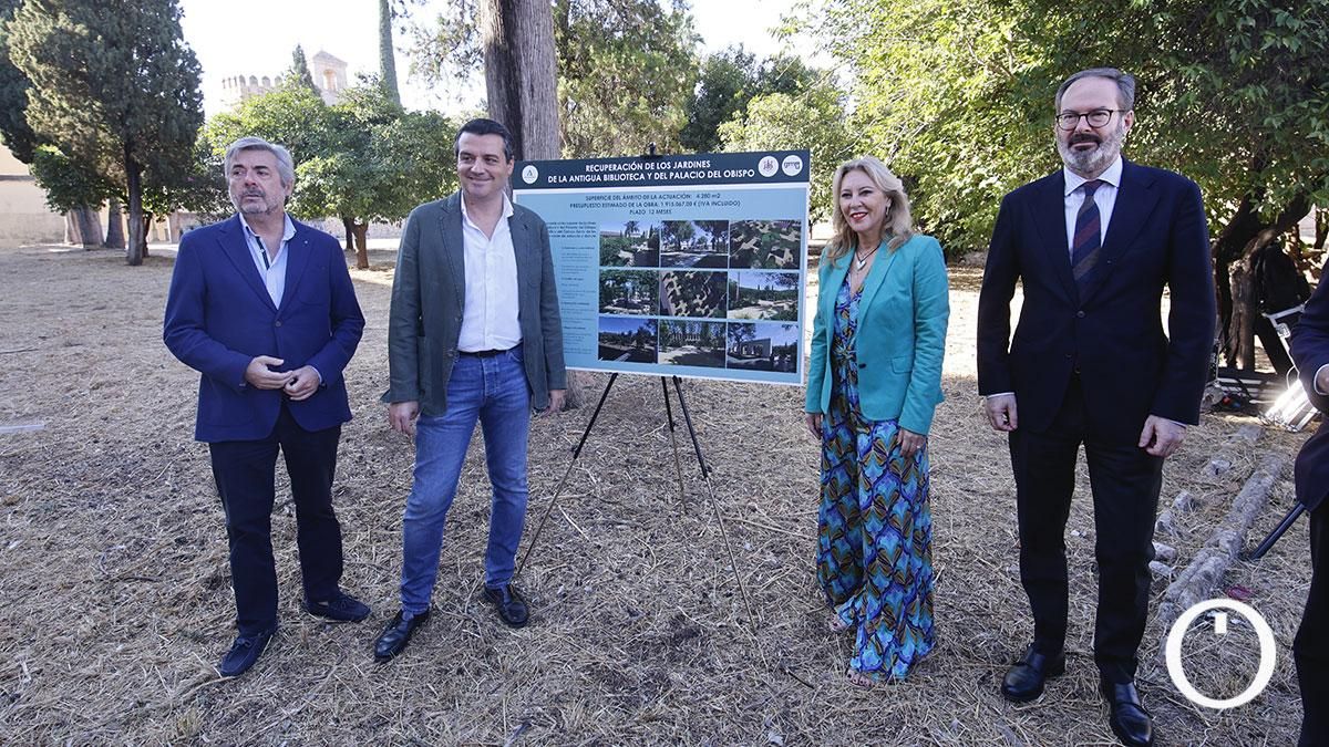 Presentación del proyecto para el Jardín del Obispo tras la cesión del solar junto a la antigua biblioteca de Amador de los Ríos