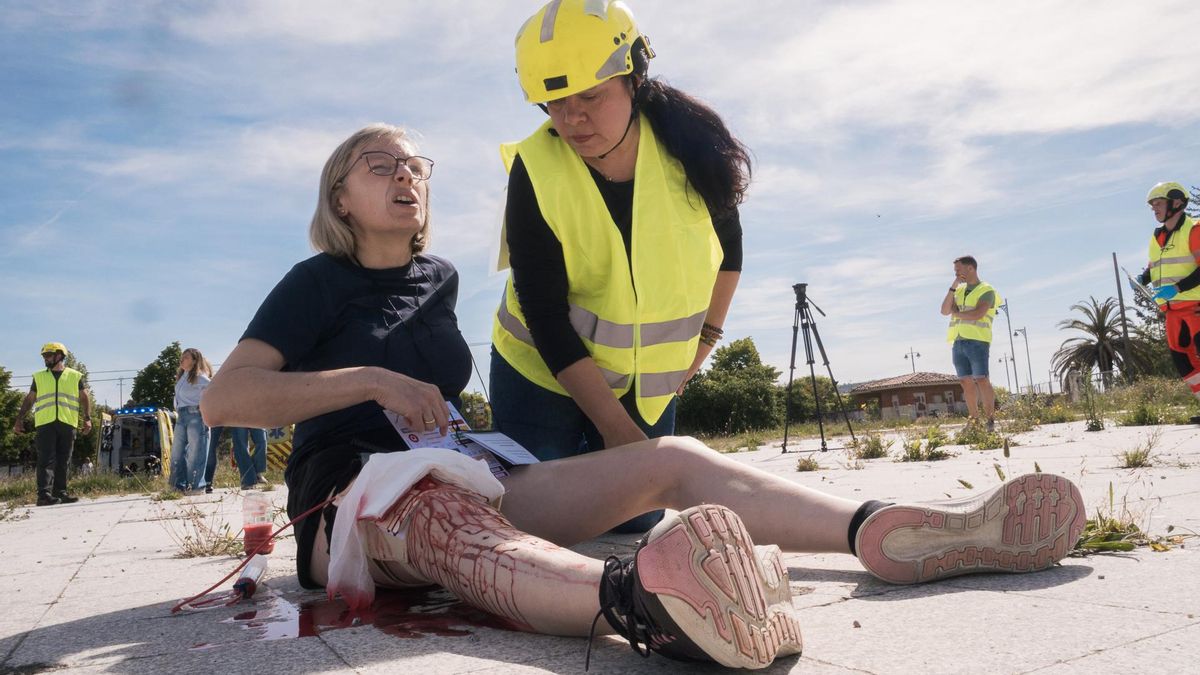 Simulacro de emergencias en Logroño