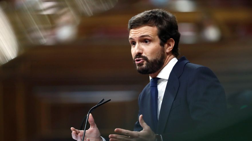 El presidente del Partido Popular, Pablo Casado. EFE/Mariscal/Archivo