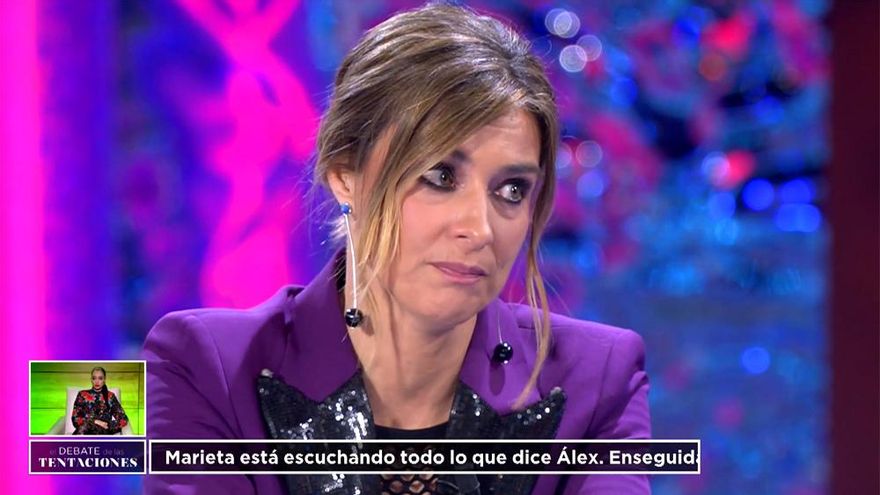 Sandra Barneda frenó a Andrea por su "fea" expresión y se emocionó con Álex en 'El debate de las tentaciones'
