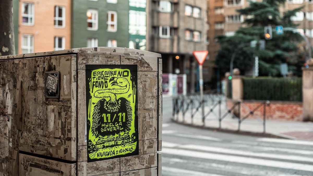 Cartel de llamamiento a la huelga general del 11 de noviembre