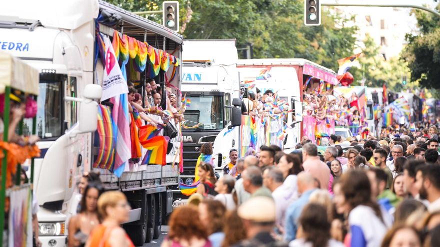 Archivo - Detalle de la manifestación del Día del Orgullo. Imagen de archivo.