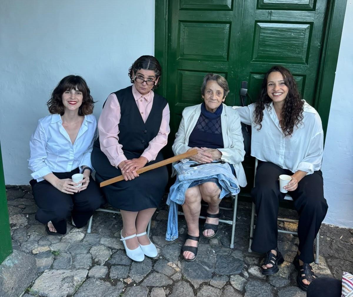 Kyriam González, Laura Escuela, Tomasa Cabrera y Elisa Brito, Casa Luján, 2026. Foto: Anónimo