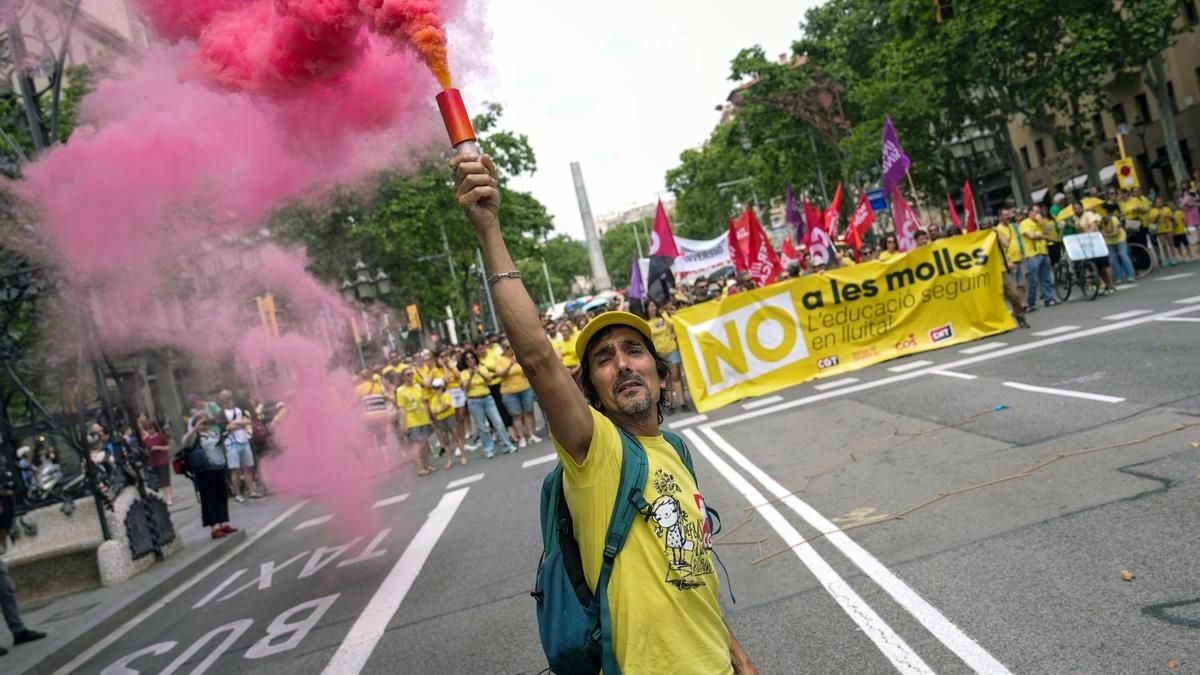 El 50,2% de los docentes catalanes no están dispuestos a hacer más huelgas por ahora