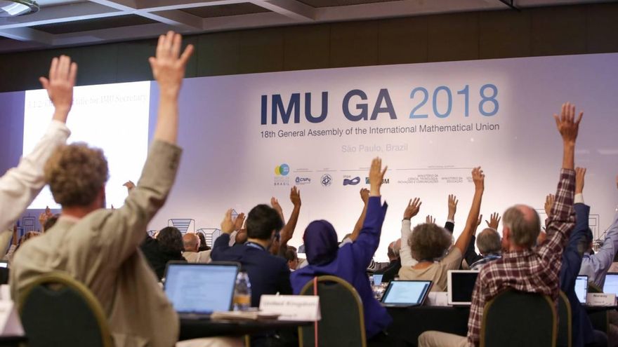 Reunión de la Asamblea General de la Unión Matemática Internacional en São Paulo en 2018