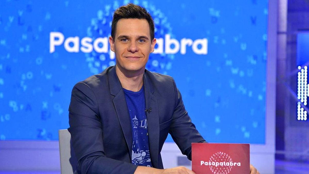Christian Gálvez, durante su etapa al frente de 'Pasapalabra'