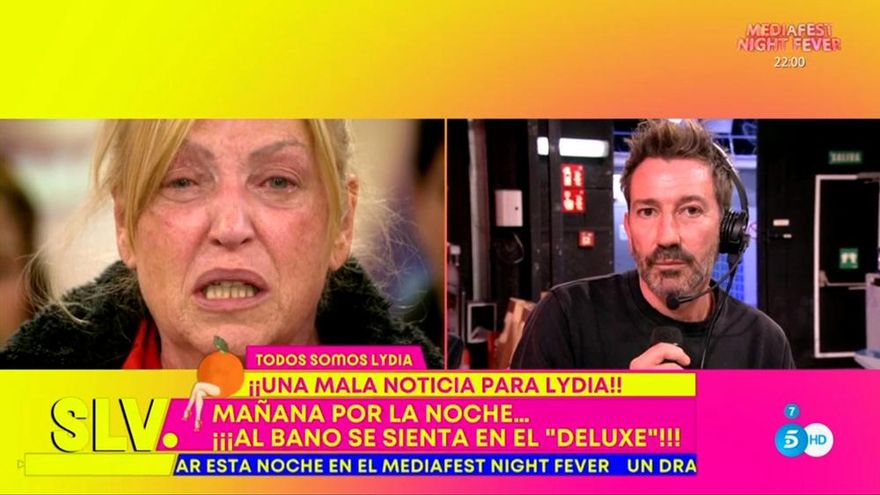 Lydia Lozano ante David Valldeperas en 'Sálvame'