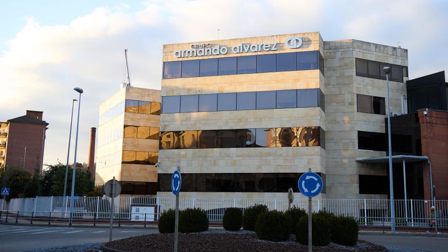 Fachada de la empresa Aspla en Torrelavega