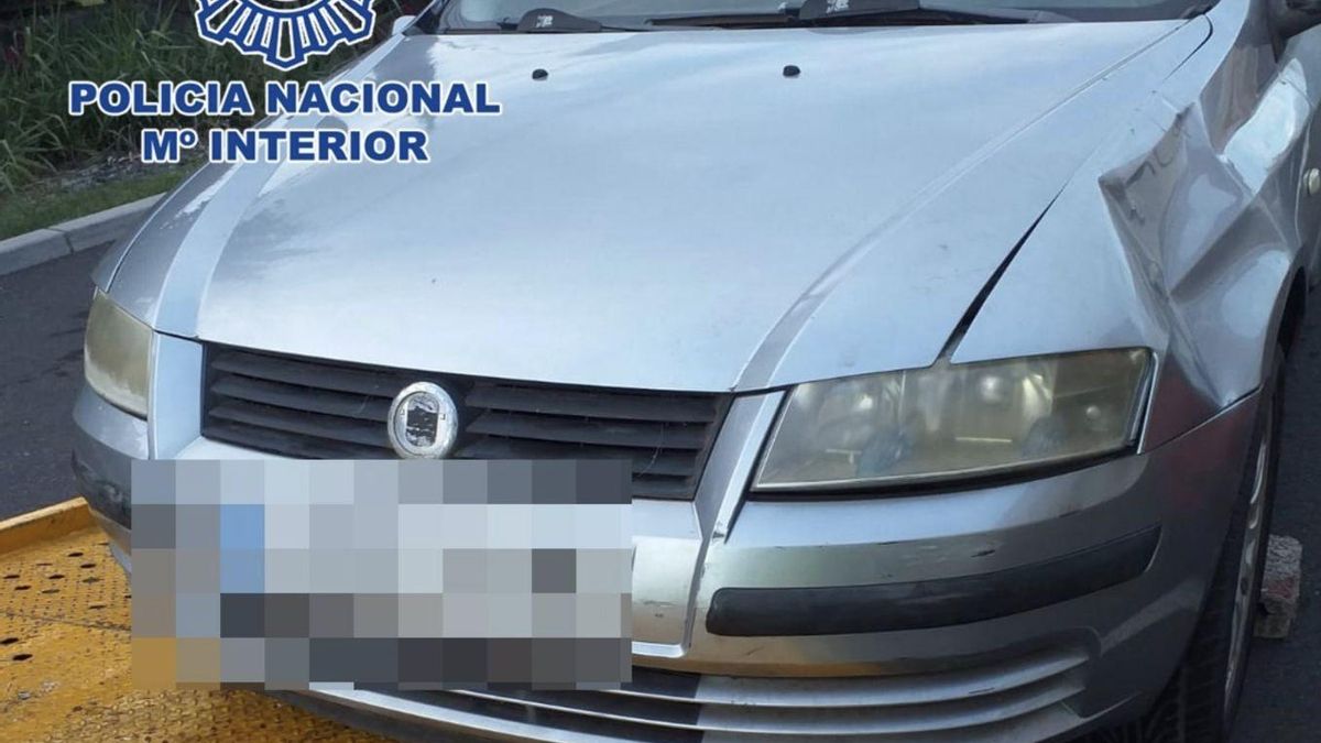 Uno de los vehículos sustraídos. / FOTO: POLICÍA NACIONAL