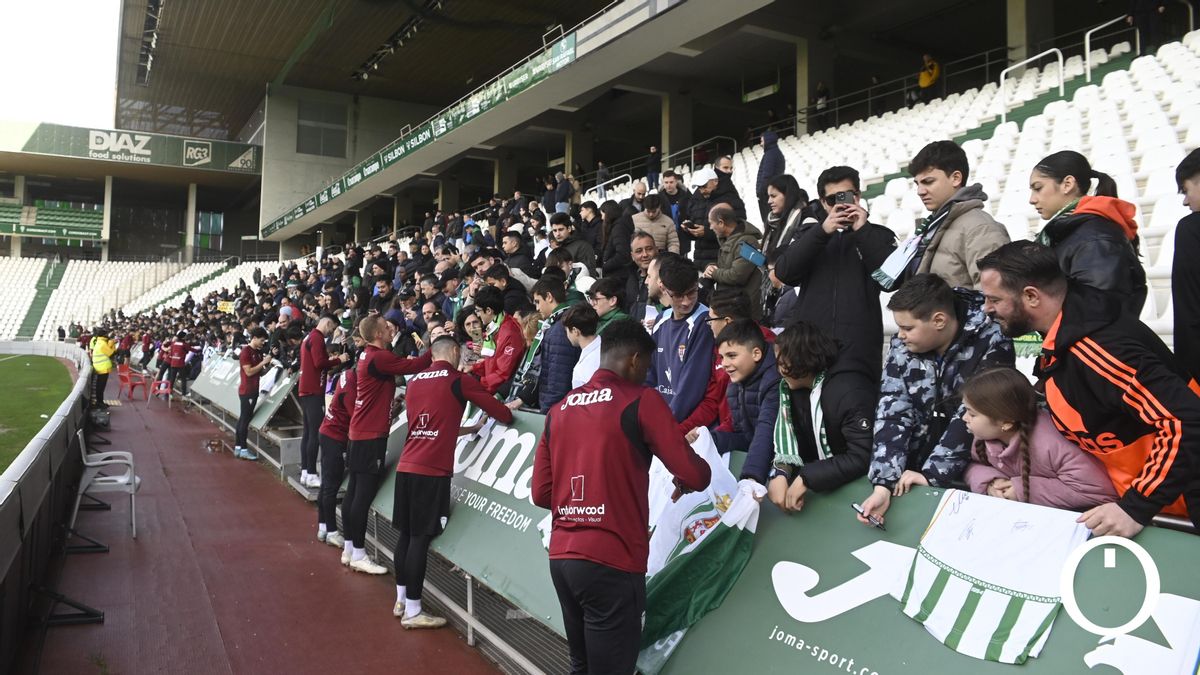 Las imágenes del entrenamiento de Reyes del Córdoba CF