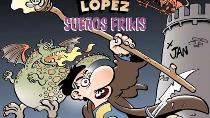 'Sueños frikis', el último cómic de Superlópez. // infobierzo.com