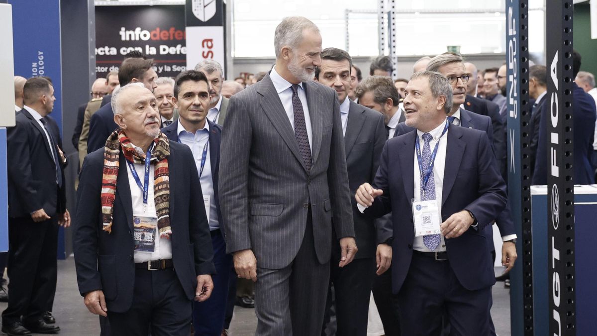 El Rey Felipe VI asiste a la jornada de clausura del Foro Indudef