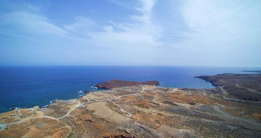 Foto tomada por el dron de David sobre el litoral de Abades