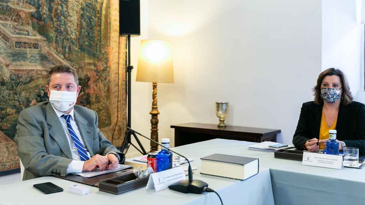 Emiliano García-Page y Patricia Franco