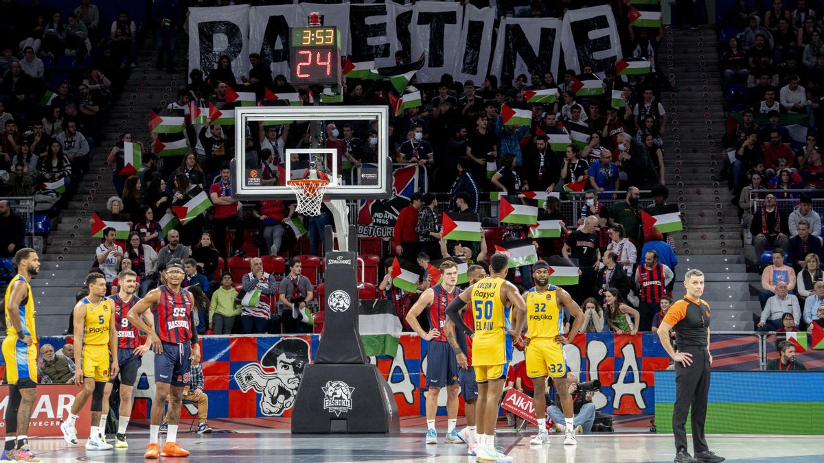 Activistes propalestins exigeixen la suspensió del Valencia Basket-Hapoel Tel Aviv, que tindrà un dispositiu especial de seguretat