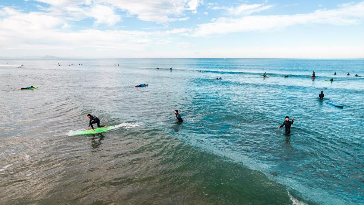 La villa de los Pirineos Atlánticos que está considerada como la capital del surf en el sur de Francia