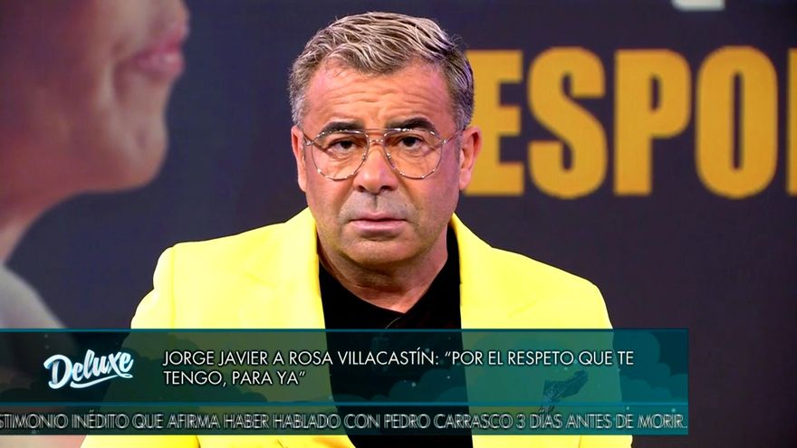Jorge Javier reaccionó en directo al mensaje de Rosa Villacastín: "En tus historias no me metas"