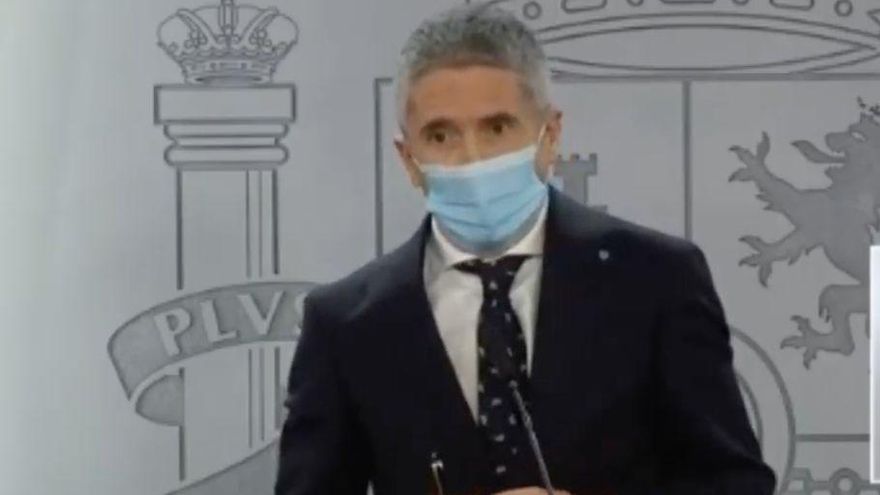 Marlaska rueda de prensa captura
