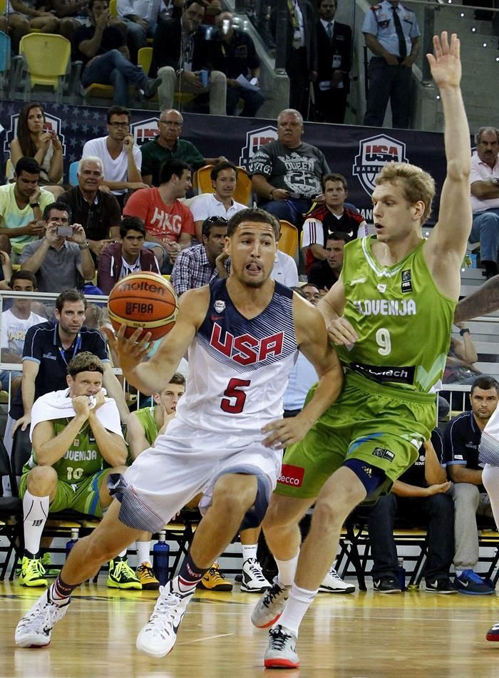 Partido entre EEUU y Eslovenia en el Gran Canaria Arena. Efe.