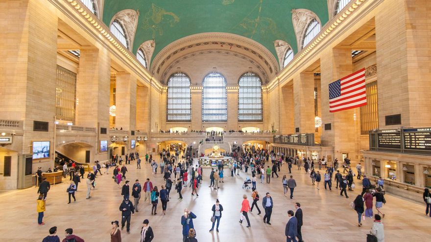 Vestíbulo principal de la Grand Central de Nueva York.