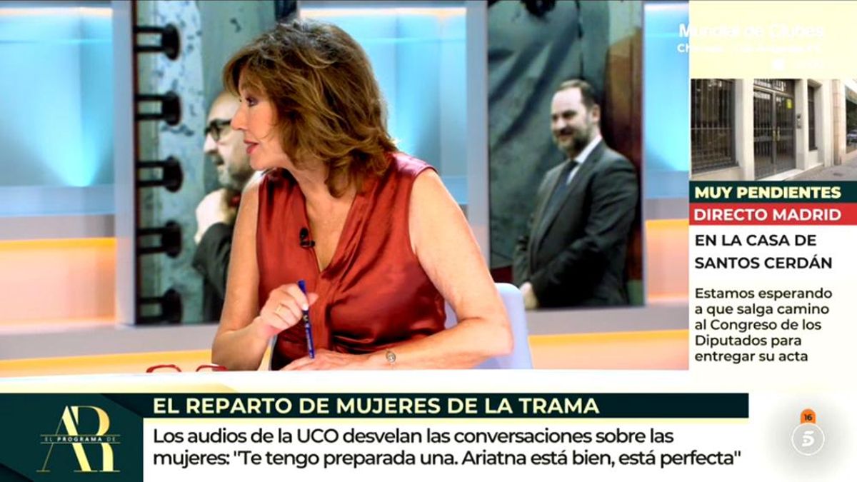 Ana Rosa paraliza el debate político en su programa: "Yo he votado más veces al PSOE que a ningún otro partido"