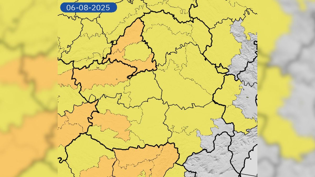 Avisos naranja y amarillo por altas temperaturas en Castilla La Mancha el 6 de agosto