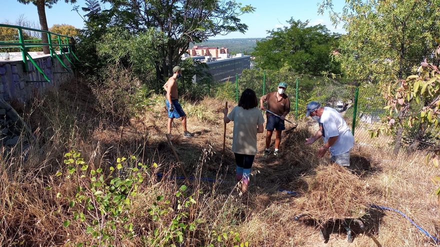 Detienen al presunto pirómano de la Dehesa de la Villa mientras los vecinos se organizan para limpiar la maleza