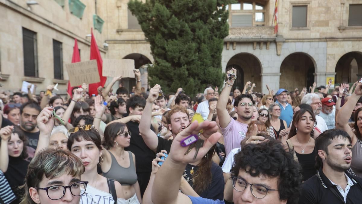 Varias ciudades de Castilla y León convocan concentraciones para exigir regular el mercado de la vivienda