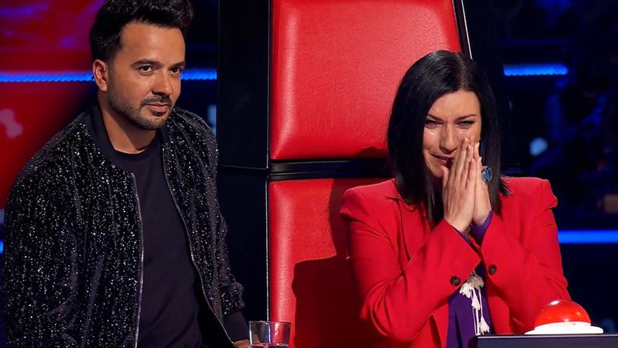 Laura Pausini lloró desconsolada en el estreno de 'La Voz': "Te pido disculpas, pero tengo miedo"