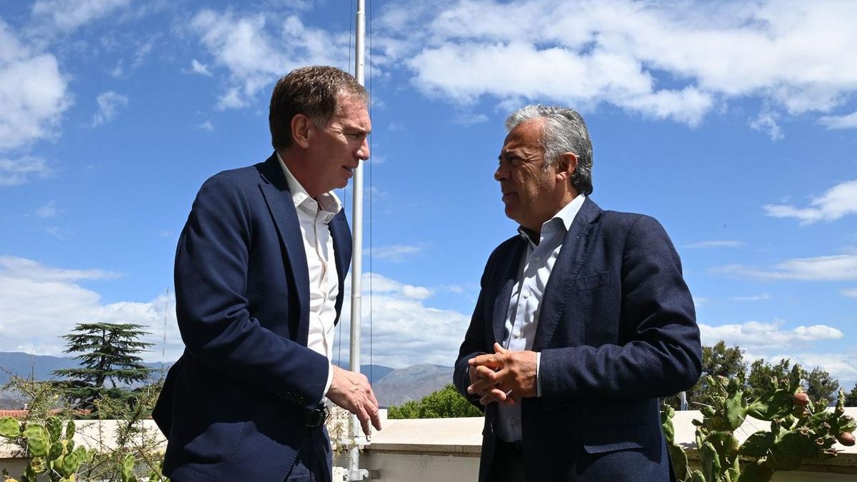 Diego Santilli y Alfredo Cornejo en Mendoza.
