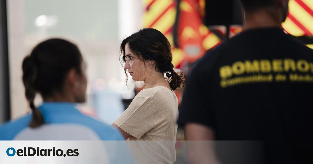 Ayuso y las protestas de los bomberos: la última reivindicación pública que atribuye a una conspiración en su contra