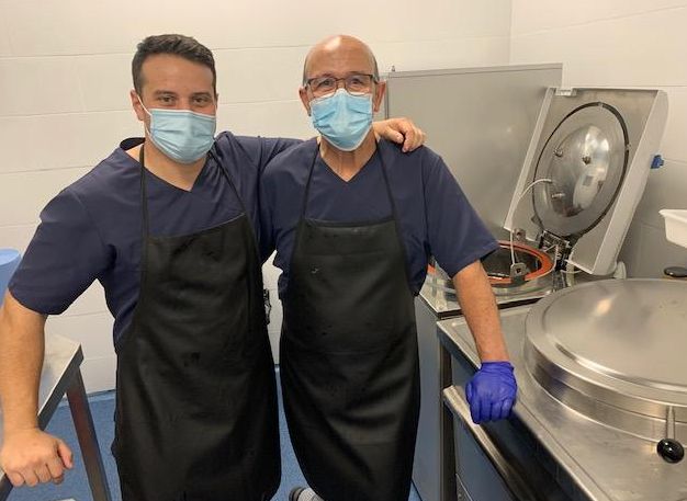 Padre e hijo, Luis y Francis Toledo