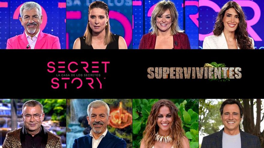 De 'Secret Story' a 'Supervivientes', entre el cambio de nombres y los presentadores estrella