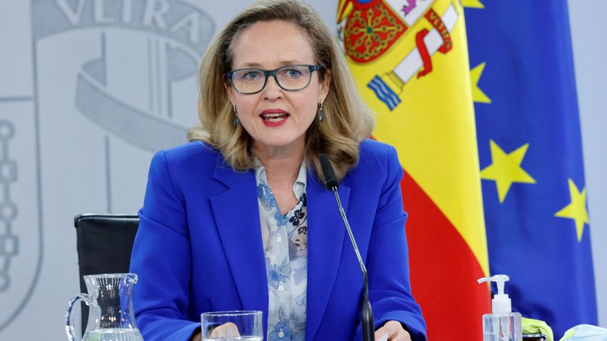 La vicepresidenta de Asuntos Económicos, Nadia Calviño. EFE/Zipi/Archivo