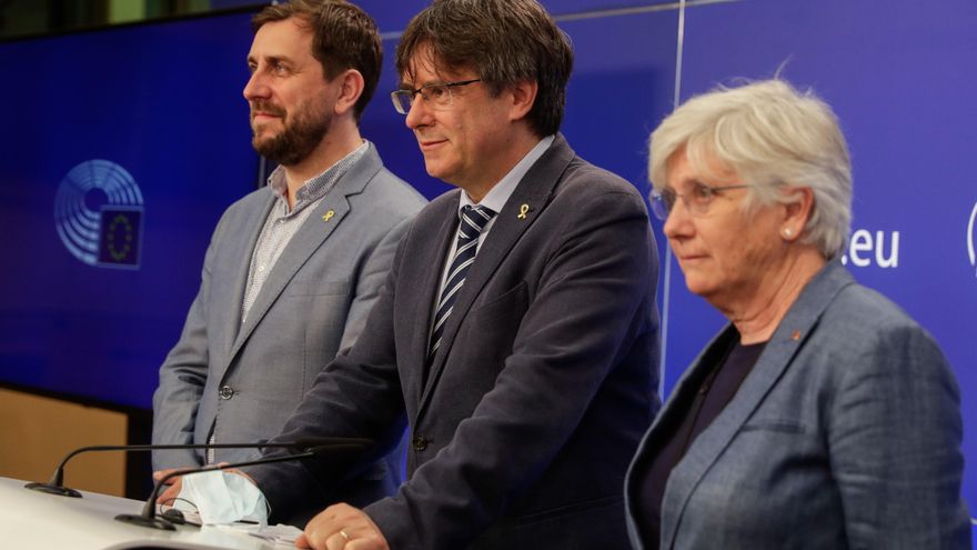 La Justicia europea devuelve cautelarmente la inmunidad a Puigdemont, Comín y Ponsatí