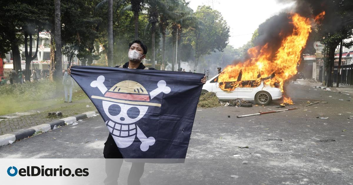 La bandera pirata de 'One Piece': ¿por qué se ha convertido en un símbolo de las protestas de la generación Z?