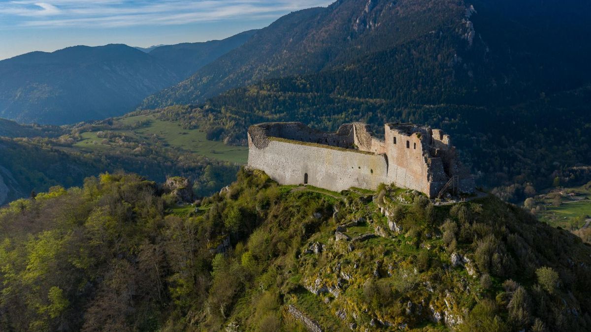 Castillo de Montségur, en Francia.