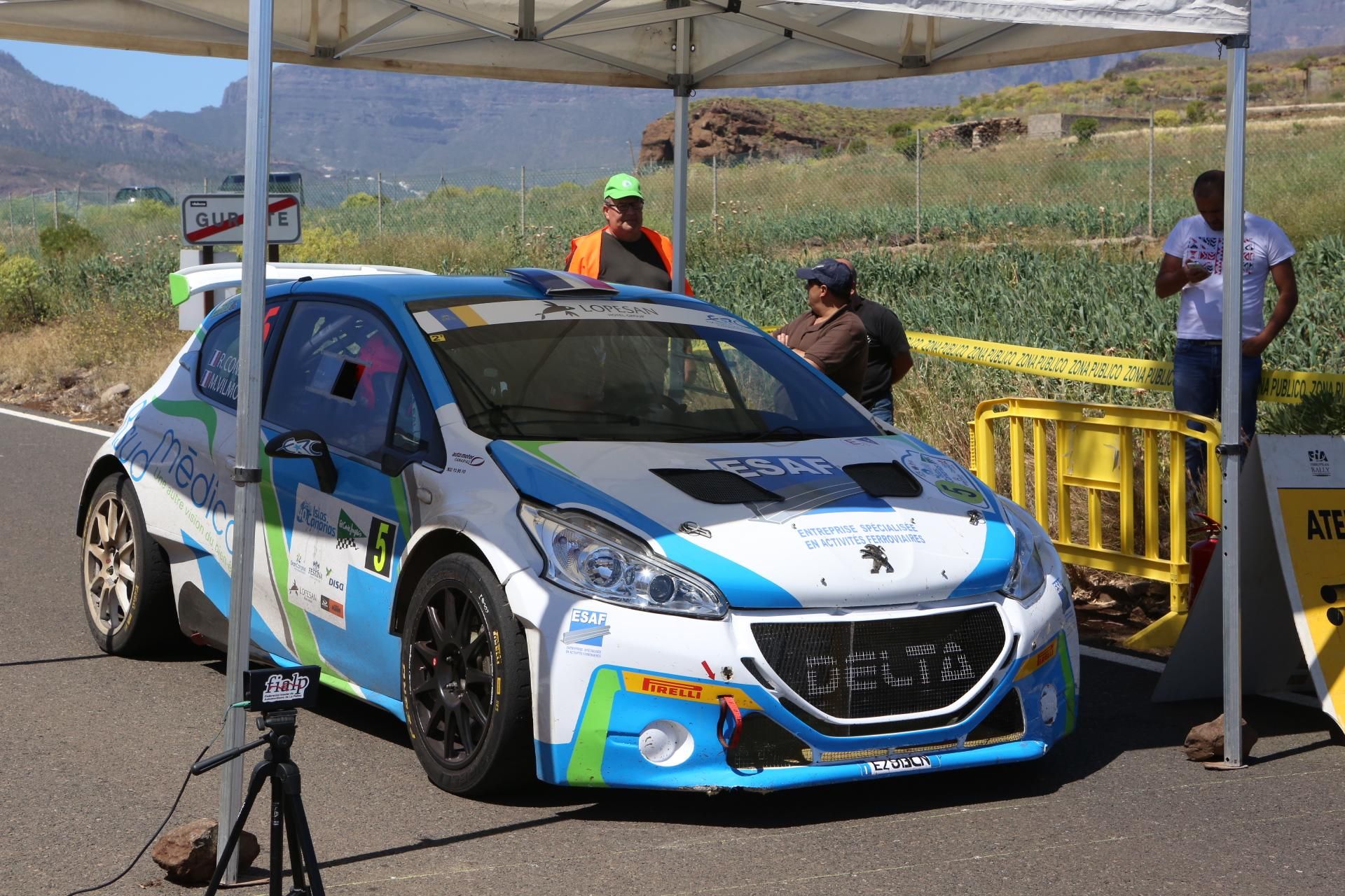 Imágenes del tramo de Santa Lucía del Rally Islas Canarias. (Alejandro Ramos).