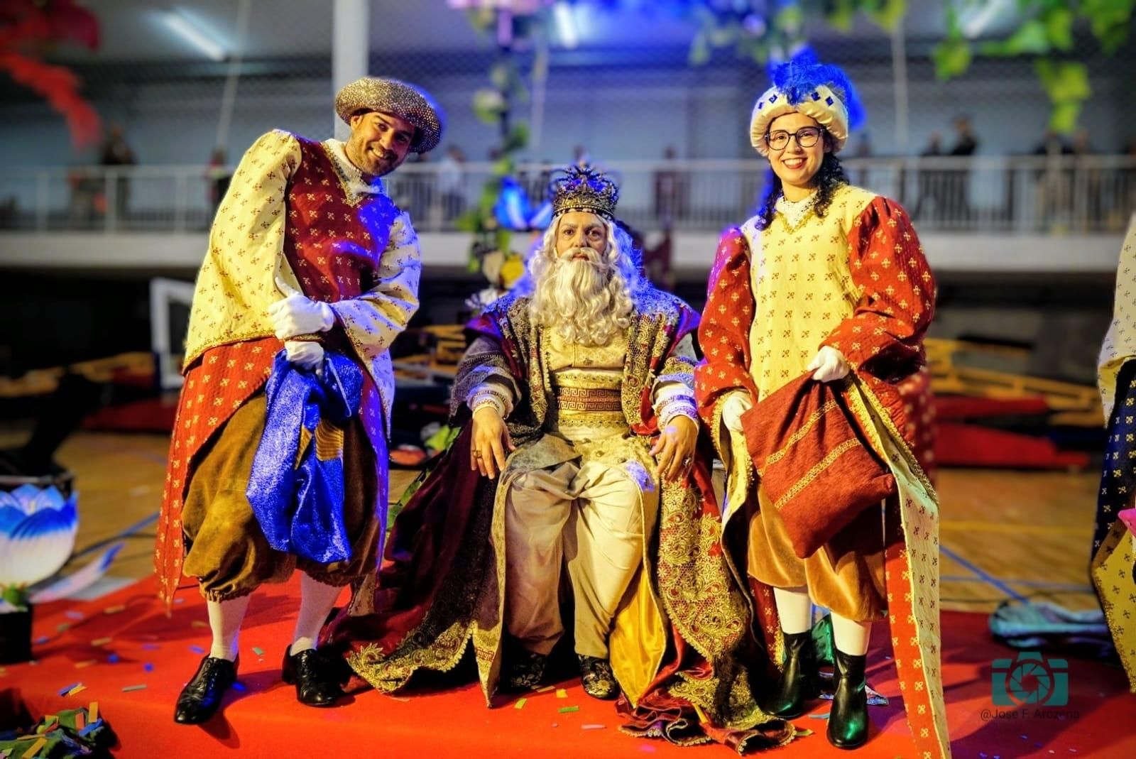 Santa Cruz de La Palma trasladó al Pabellón Rodríguez Estrello el acto de los Reyes Magos. JOSÉ F. AROZENA