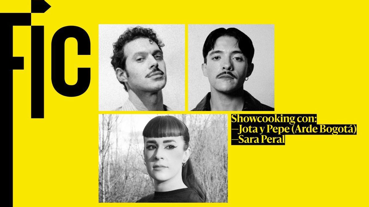 Un 'showcooking' a ritmo de rock: Arde Bogotá y la chef Sara Peral encienden los fogones del FIC