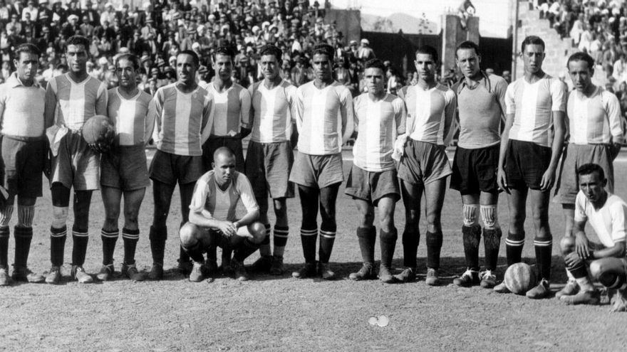 Plantilla del CD Tenerife de la temporada 1931-1932.