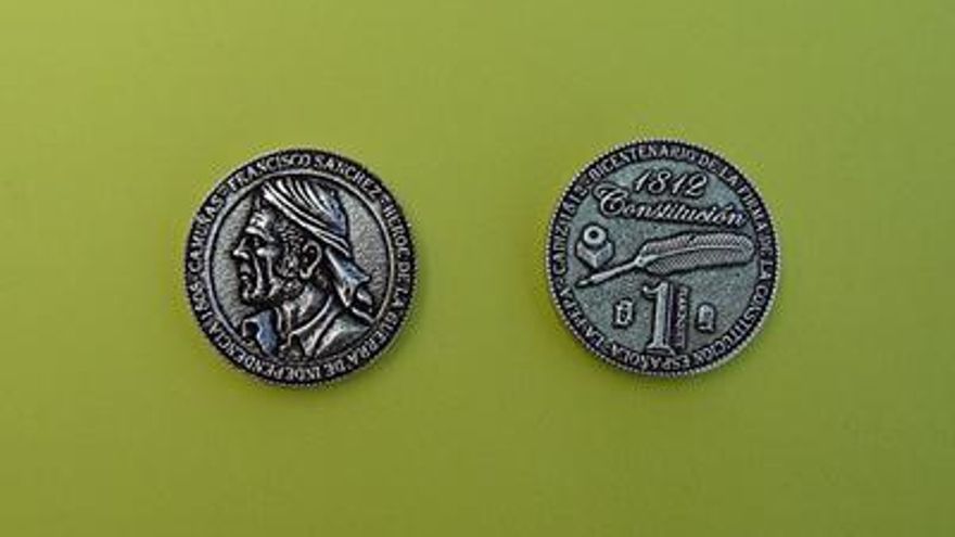 Francisquetes, la moneda oficial el Juramente de Guerrillero en Camuñas