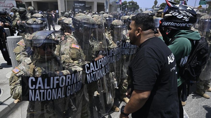 Trump exige “que entren las tropas” en Los Ángeles mientras California denuncia el despliegue “ilegal” de la Guardia Nacional