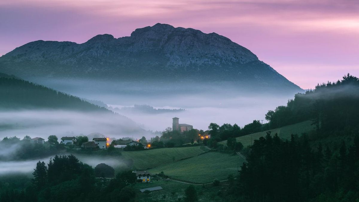 Vista del valle de Aramaio