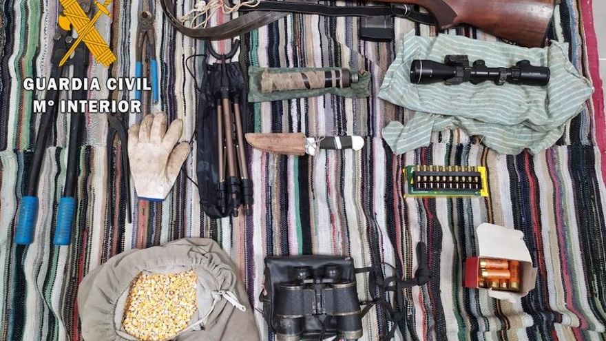 Dos vecinos de Alburquerque, investigados por la caza furtiva de tres ciervos