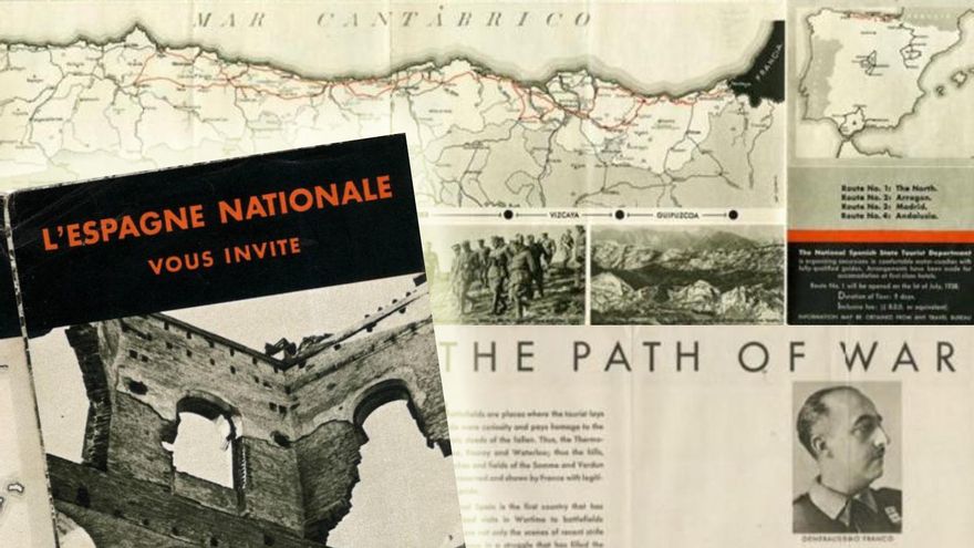 El primer Gobierno de Franco creó desde Donostia rutas para que extranjeros visitasen la Gernika bombardeada