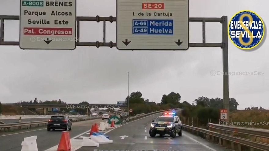 Imagen de las laborales de Emergencias en la S-20.