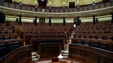 El hemiciclo del Congreso de los Diputados.