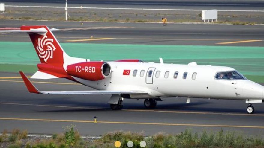 Avión TC-RSD, de la aerolínea turca Redstar Aviation